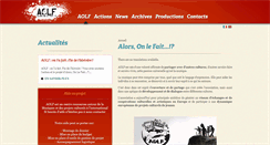 Desktop Screenshot of aolf.fr
